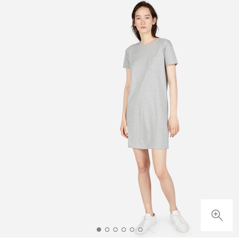 Everlane Cotton tee dress (grey XS)